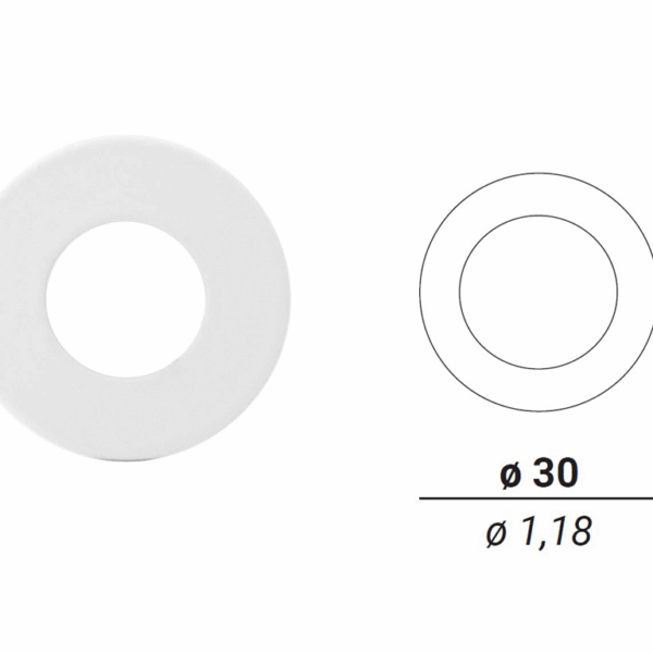 Rondella per Nottolino Collezione Nuda d.Ø 30mm varie finiture | Verum Italy