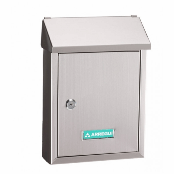 Cassetta Postale A4-C5 con Tetto modello Smart mm.216x80x300h Acciaio Inox  Arregui