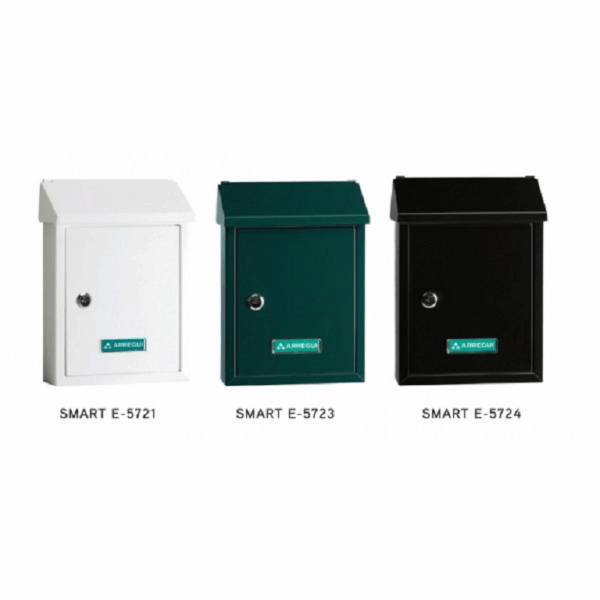 Cassetta Postale A4-C5 con Tetto modello Smart mm.216x80x300h varie finiture  Arregui