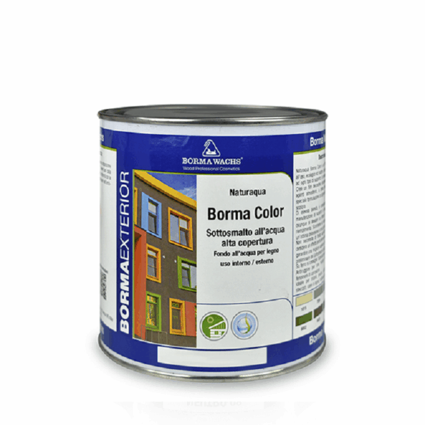 Smalto ad Acqua Fondo-Finitura ml.750 Naturaqua Borma Color | Borms Wachs