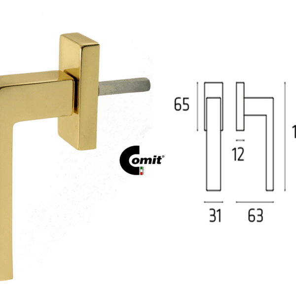 Maniglia per Finestra DK Bilbao Movimento 4 Scatti Metallo 1C-OLV  Comit