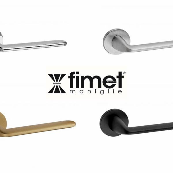 Maniglia Plana Rosetta Tonda d.50x5h Bocchetta Foro Chiave varie finiture | Fimet Maniglie
