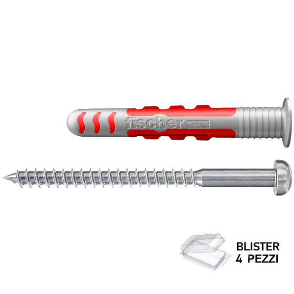 Duoseal Tassello Sigillante 6x38 S A2 K in Blister da pz.4+4 Viti Tx20 | Fischer