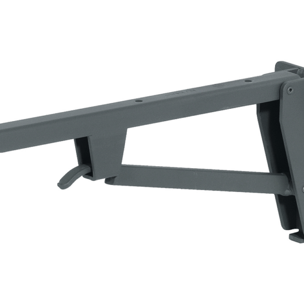 Reggimensola A Ribalta Portata 150 Kg/Coppia Acciaio Grigio (Axbxc): mm.680x82x178  Hafele