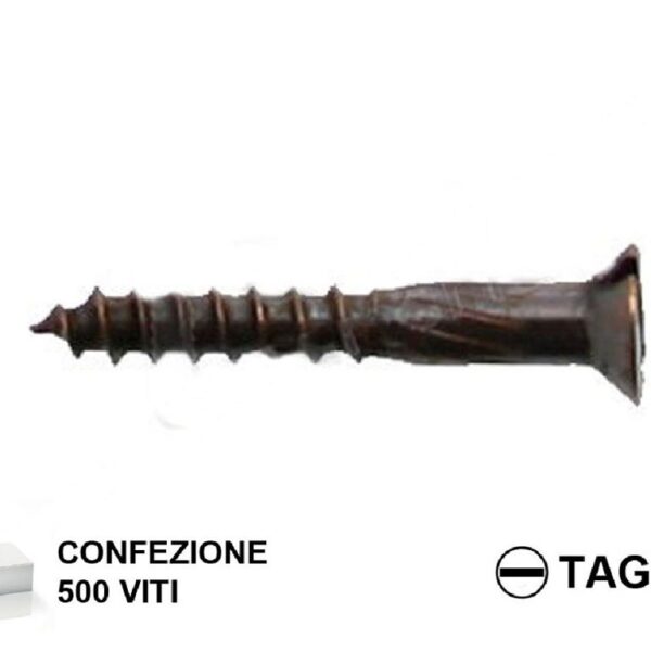 Vite Legno TS Taglio BRZ-Bronzato 500 pz. mm.3,0x30  Marvisa