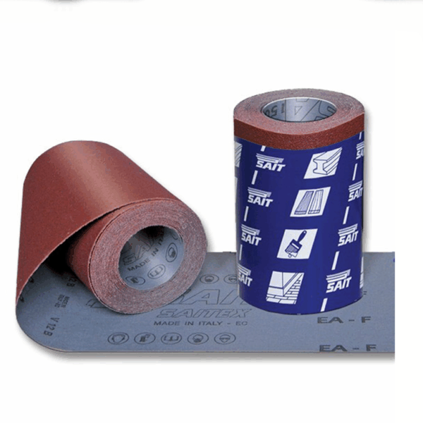 Tela Abrasiva Altezza mm.120 in blister mt.5 Saitex RM EA-F grana P80 | Sait