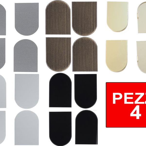 Copertura Cerniera Eclipse 3.2 a Filo Pezzi 4 Alluminio varie finiture | AGB