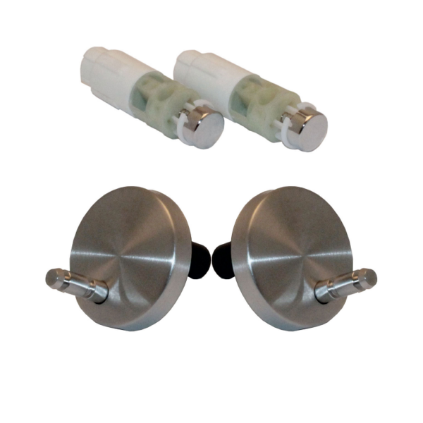 Cerniera Copriwater Rallentate In Acciaio Inossidabile Sganciabili Pezzi 2 |  Mixtech