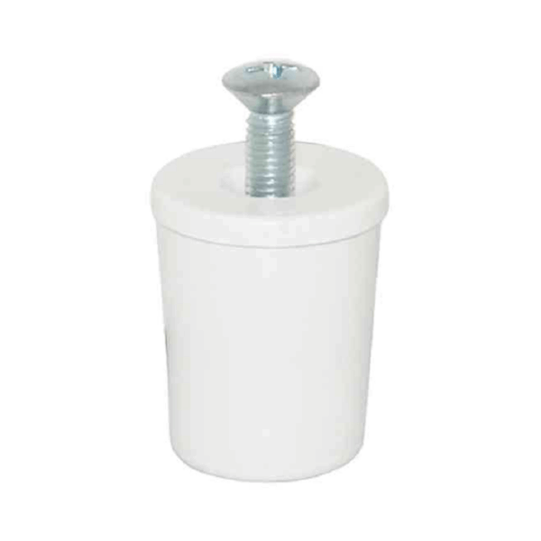 Tappo Arresto per Avvolgibile mm.40 Bianco   Bolis