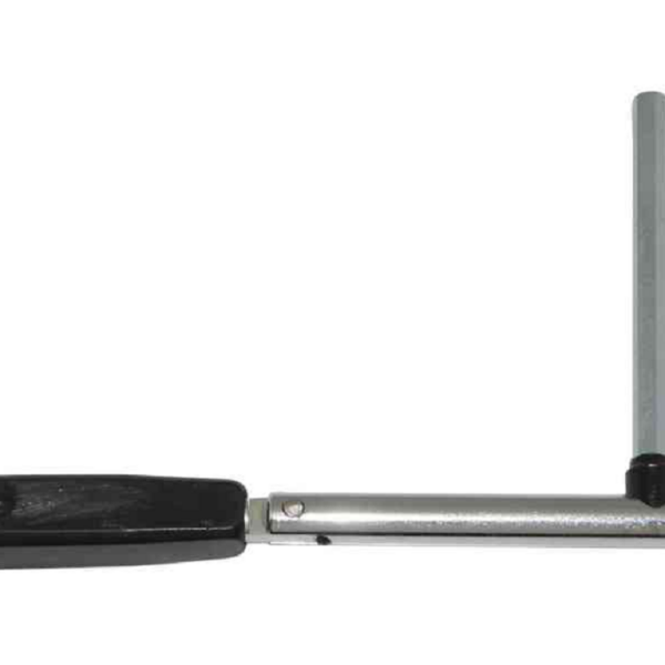 Manovella Arganello Tc mm.85 Esagonale Ø8mm Lunghezza mm.90 Cromo-Nero   Bolis