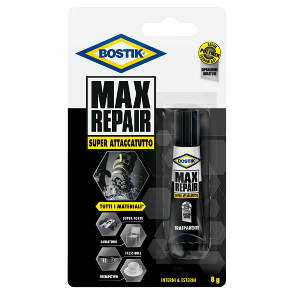 Colla Universale Polimerica Max Repair per Interni Ed Esterni gr.8 | Bostik