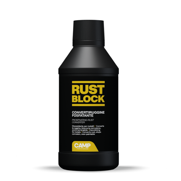 Rust Block Convertitore di Ruggine Fosfatante Liquido ml.300  Camp