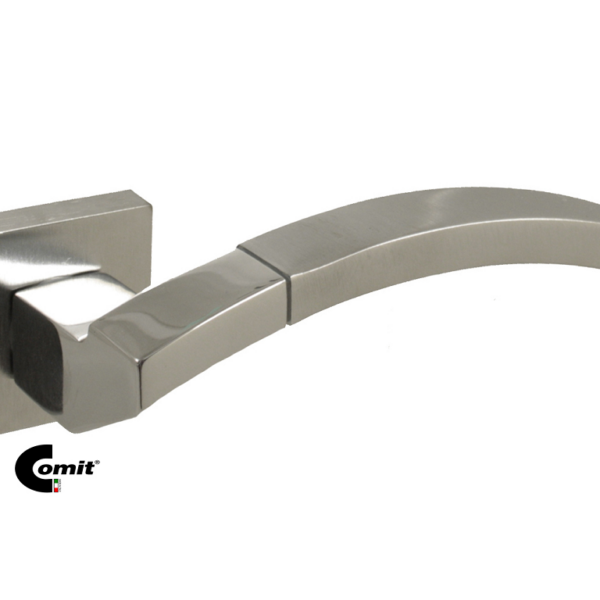 Maniglia Style Rosetta Quadra d.45x45x10h Bocchetta Foro Chiave 2F - OCR / OCS  Comit