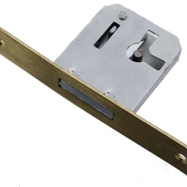 Serratura Infilare Bordo Quadro Ottone mm.100x20 DX Varie Misure | Fasem