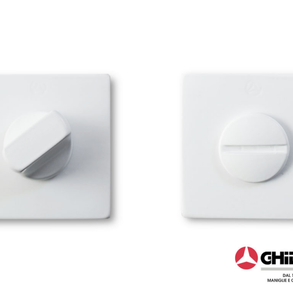 Nottolino WC Q6 Milena Rosetta Quadra mm.50x50x10h varie finiture |GPB Ghidini