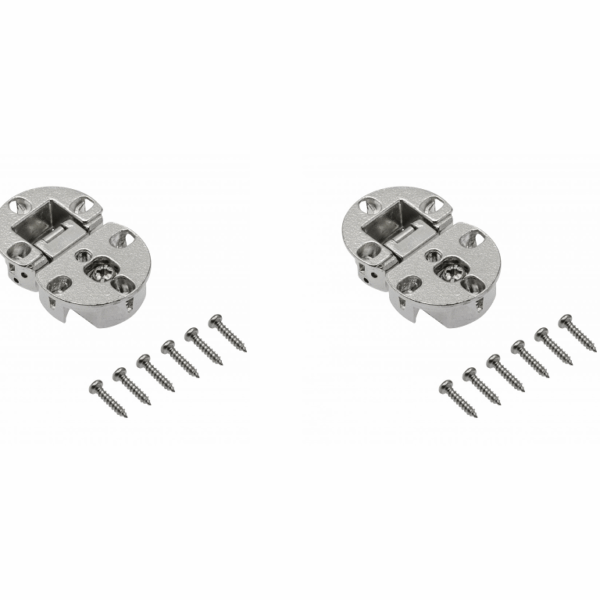 Cerniera Anta Ribalta d.35 Regolabile ± 3mm Nichelata Pz.2 | Gtv