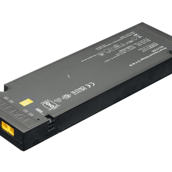 Driver Loox Led Ip20 12v 0-40w Plastica Nero mm.190x60x16  Hafele