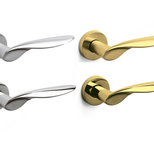 Maniglia WIND Rosetta Tonda d.47x10h Bocchetta Foro Chiave varie finiture | Olivari