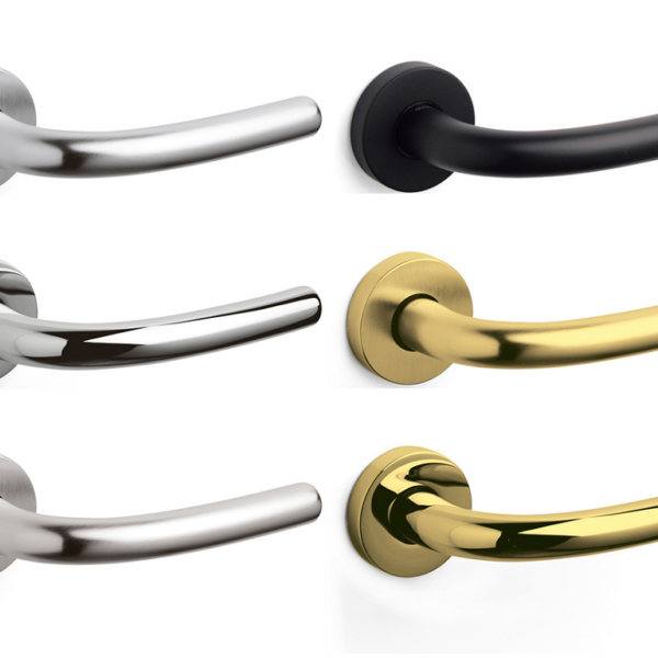 Maniglia Tizianella F Rosetta Tonda d.47x10h Bocchetta Foro Chiave varie finiture | Olivari