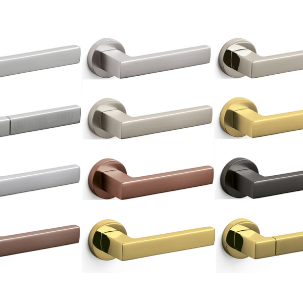 Maniglia Planet Rosetta Tonda d.47x10h Bocchetta Foro Chiave varie finiture | Olivari