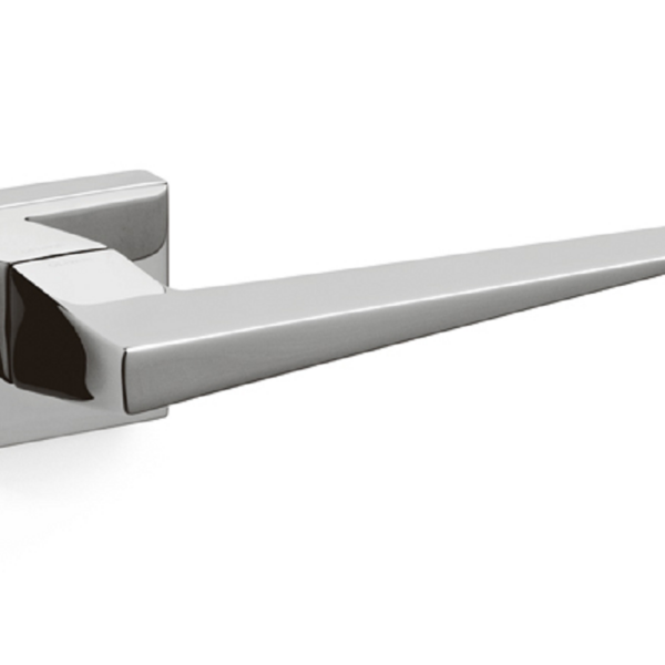 Maniglia Denver Rosetta Quadra d.47x47x10h Bocchetta Foro Chiave varie finiture | Olivari