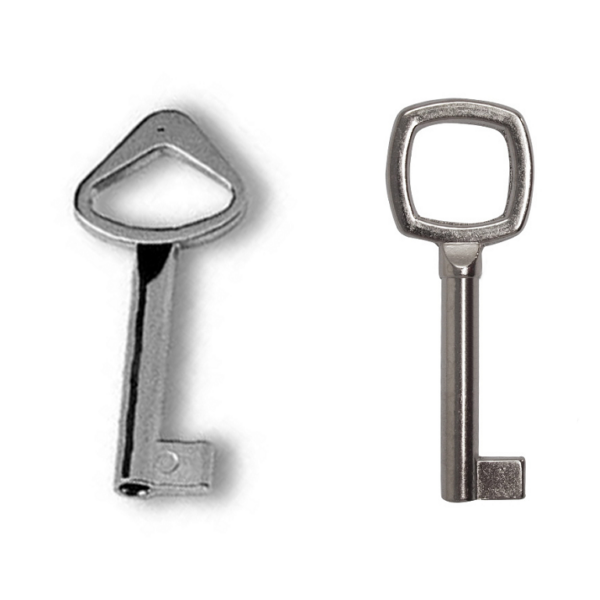 Chiave Mobile Femmina d.6x34/59mm 1 Leva Passepartou Nichelato   Meroni