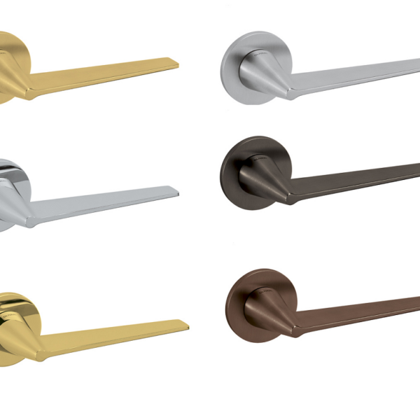 Maniglia Cono Rosetta Tonda d.51x5h Bocchetta Foro Chiave varie finiture | Olivari