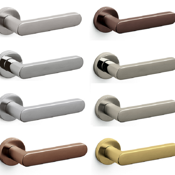 Maniglia Link Rosetta Tonda d.47x10h Bocchetta Foro Chiave varie finiture | Olivari