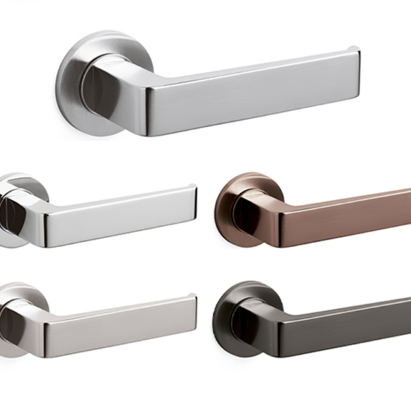 Maniglia Milano Rosetta Tonda d.51x5h Bocchetta Foro Chiave varie finiture | Olivari