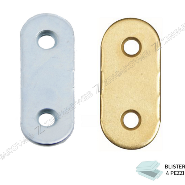 LASTRINA BORDI ARROTONDATI LARGEZZA 15x45mm IN BLISTER DA PEZZI 4 VARIE FINITURE   SIPA