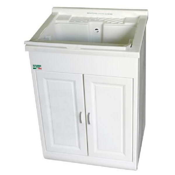 MOBILE LAVATOIO LAVAPANNI RESINA ANTIACIDO BIANCO  |MONGARDI