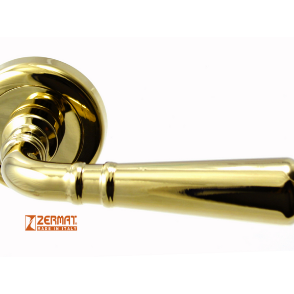 Maniglia Brixia Rosetta Tonda d.50x10h Rp Foro Chiave Pvd   Zermat