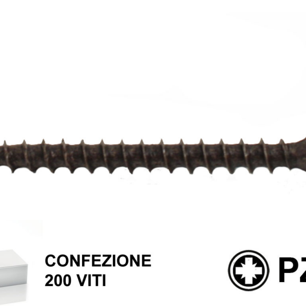 VITE TRUCIOLARE TSP IMPRONTA CROCE PZ2 BRONZATA mm.5,0x VARIE LUNGHEZZE | TECFI