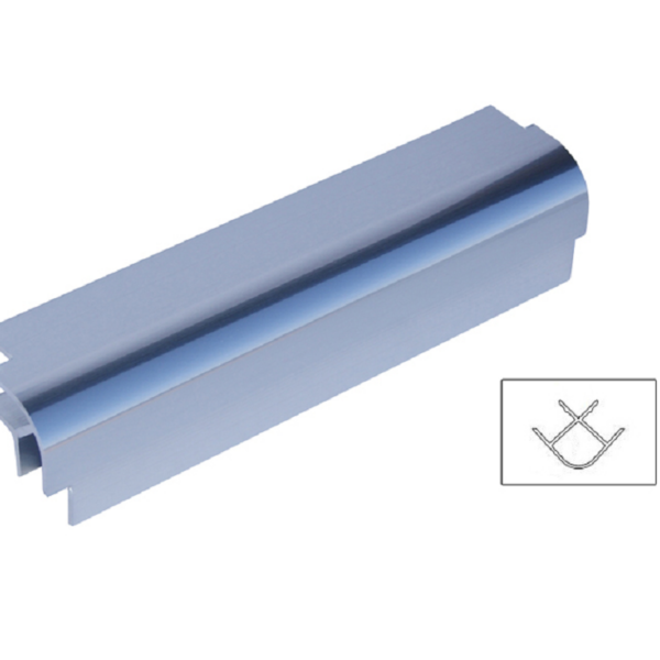 Angolo per zoccolo 90°Alluminio Anodizzato Lucido varie altezze  | Volpato
