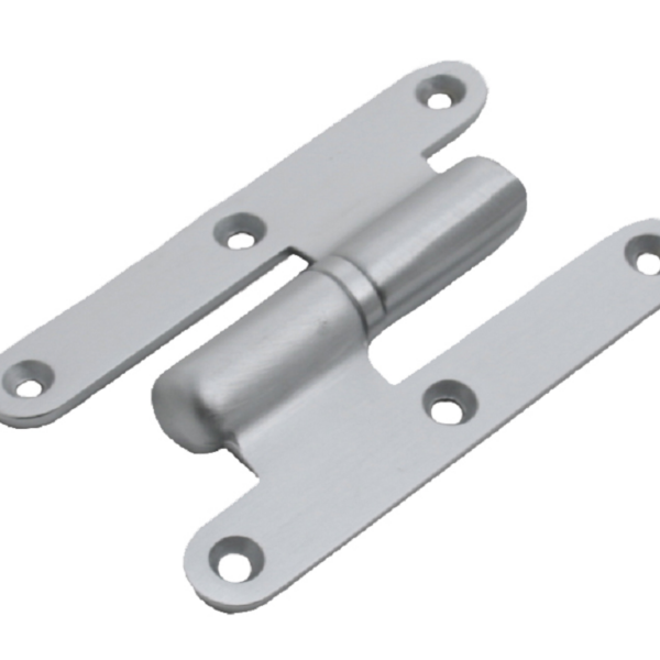 CERNIERA PAUMELLES BORDO TONDO mm.100x60 OCS-CROMO SATINATO  DX-SX