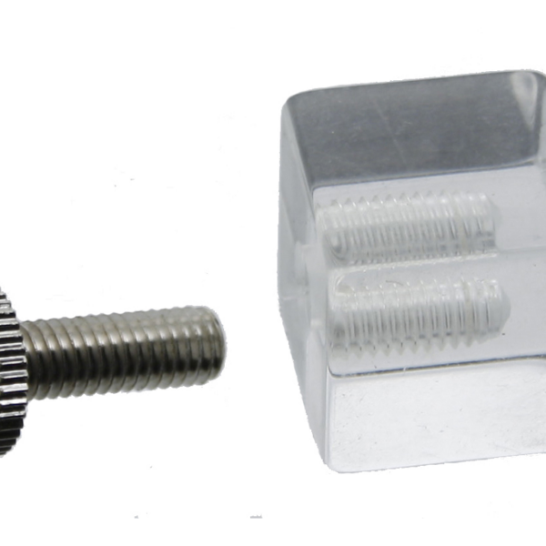 Reggiripiano Plexiglass a Cubo mm.20x20x20 con Vite MA4x20