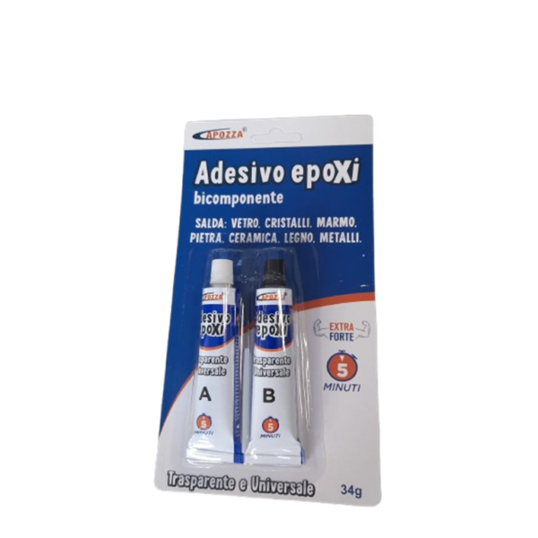 Epoxi Adesivo Saldatore Bicomponente 34gr Trasparente