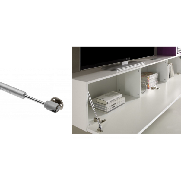 Pistone a Gas per Anta a Ribalta Verso Basso mm.246 Forza 80n Colore Grigio | GTV