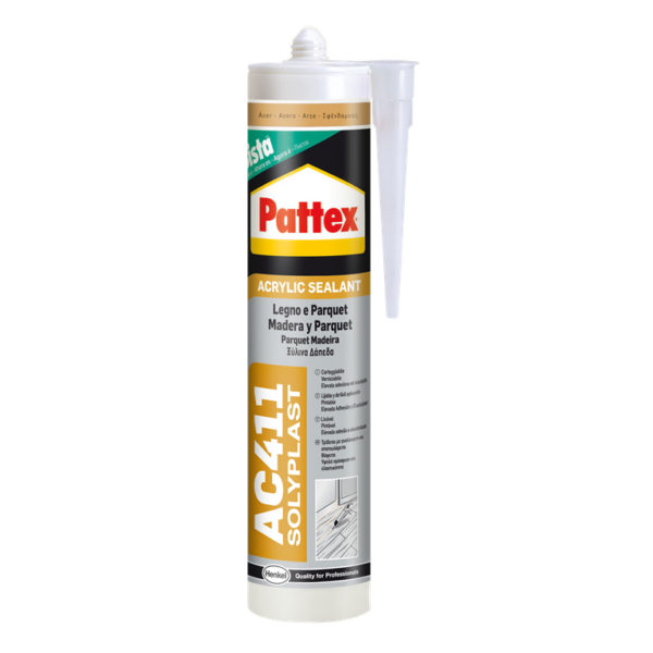 PATTEX AC411 LEGNO E PARQUET SIGILLANTE ACRILICO ml.300  HENKEL