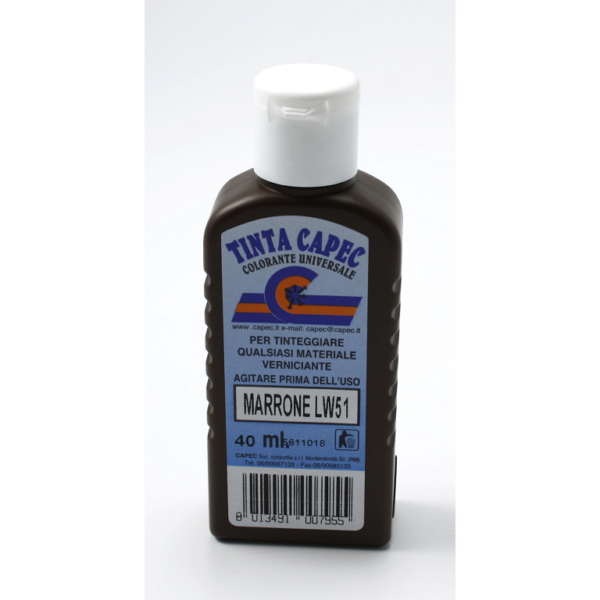 Tintacapec Colorante Universale ml.50 vari colori  Capec