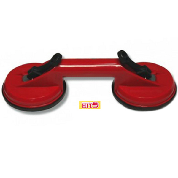 Ventosa 2 Placche in Plastica mm.115 con Manico Portata kg.25  Hit