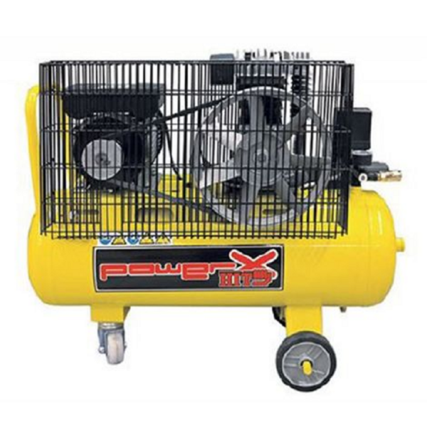 Compressore LT.50 Lubrificato a Cinghia 2Hp 8 Bar 2 Connettori Power X  HIT