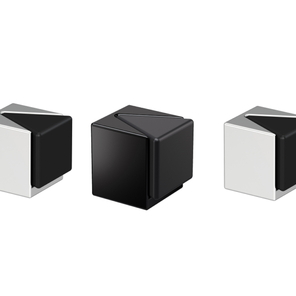 Fermaporta a Pavimento FP05 d.25x29h Fisaggio a Tassello o Biadesivo varie finiture | Mital