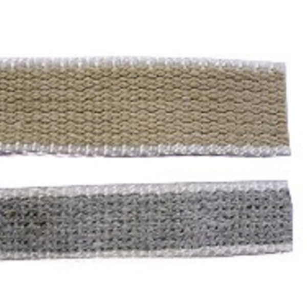 Cintino Cotone Super Rinforzato mm.2,2x22 Bicolore Grigio/Beige mt.50