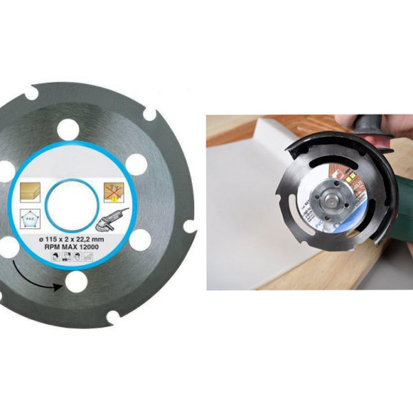 Disco Taglio Legno per Smerigliatrice d.115x2,0x22 | PG Poggi