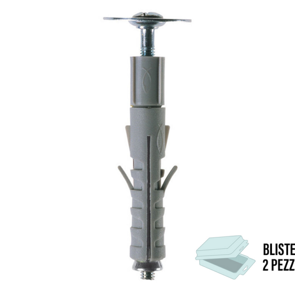 SB 12 L4 Tassello Nylon Espansione a Vite in Blister da pz.2 Prolungato Vite PH / PZD | Fischer