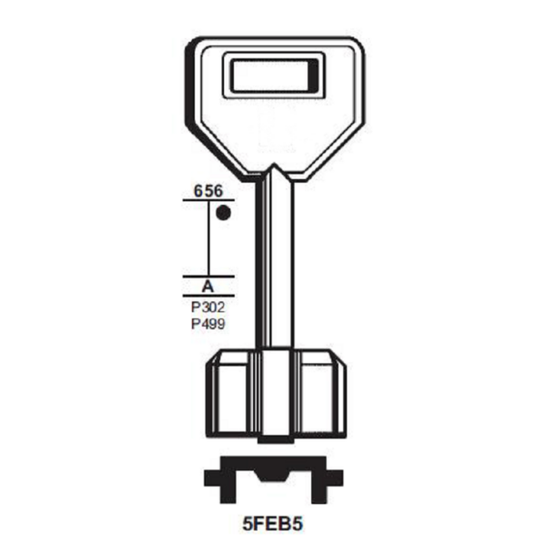 Chiave Grezza Pompa Feb 5feb5  | Silca