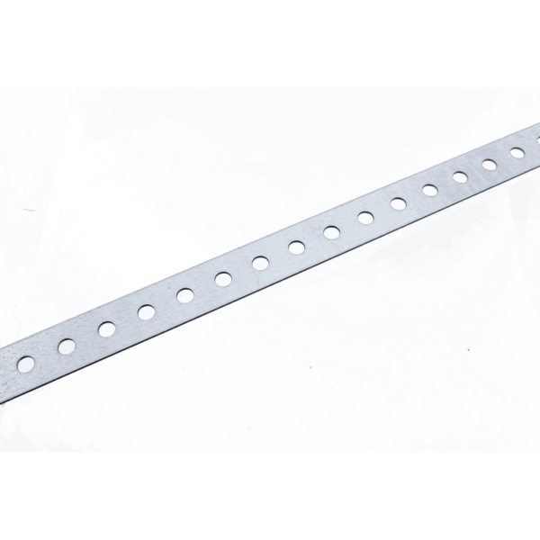 PIASTRINA FORATA SPESSORE 1,2 mm. ZINCATO LARGHEZZA 20 mm. prodotto da SIPA