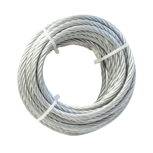Fune Cavo Acciaio Zincato a 49 in Blister e Bobine vari diametri | ZA