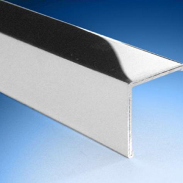 Profilo Angolare cm.300 Alluminio Finitura Lucido Specchio mm.16x16x2 | AL.GO